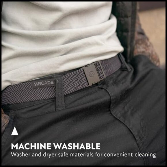 Repreve Slim Elastic Stretch Belt with Micro Adjust Buckle main image 4